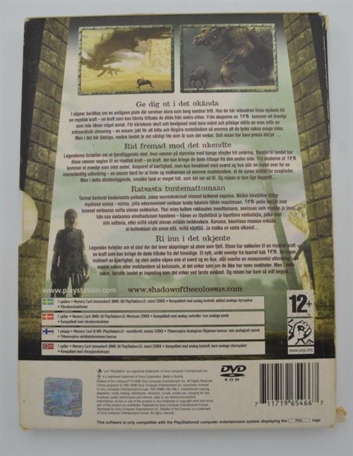 Shadow of the Colossus - PS2 (B Grade) (Genbrug)